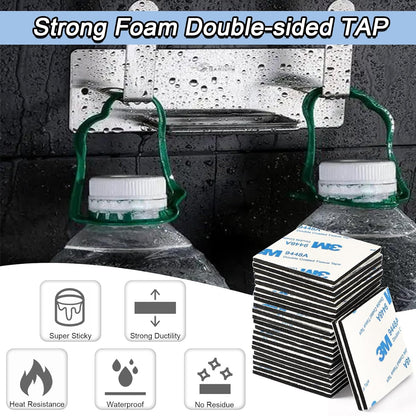 UPINS Double Sided Foam Tape, Double Sided Tape Heavy Duty Strong Adhesive Double Sided Mounting Tape for Walls Picture Poster Crafts (150, Black)