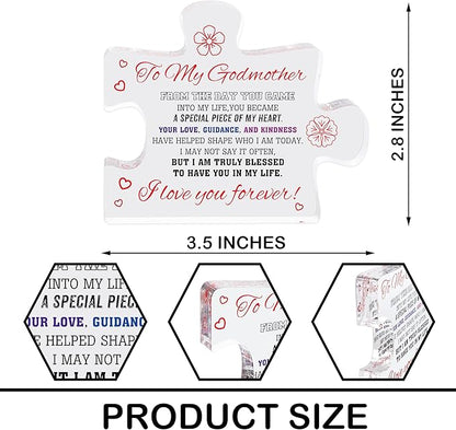 Godmother Gifts from Godchild, Godmother Gift for Women, Mothers Day Gifts for Godmother, God Mother Gifts Birthday Christmas Gift for Godmom Madrina