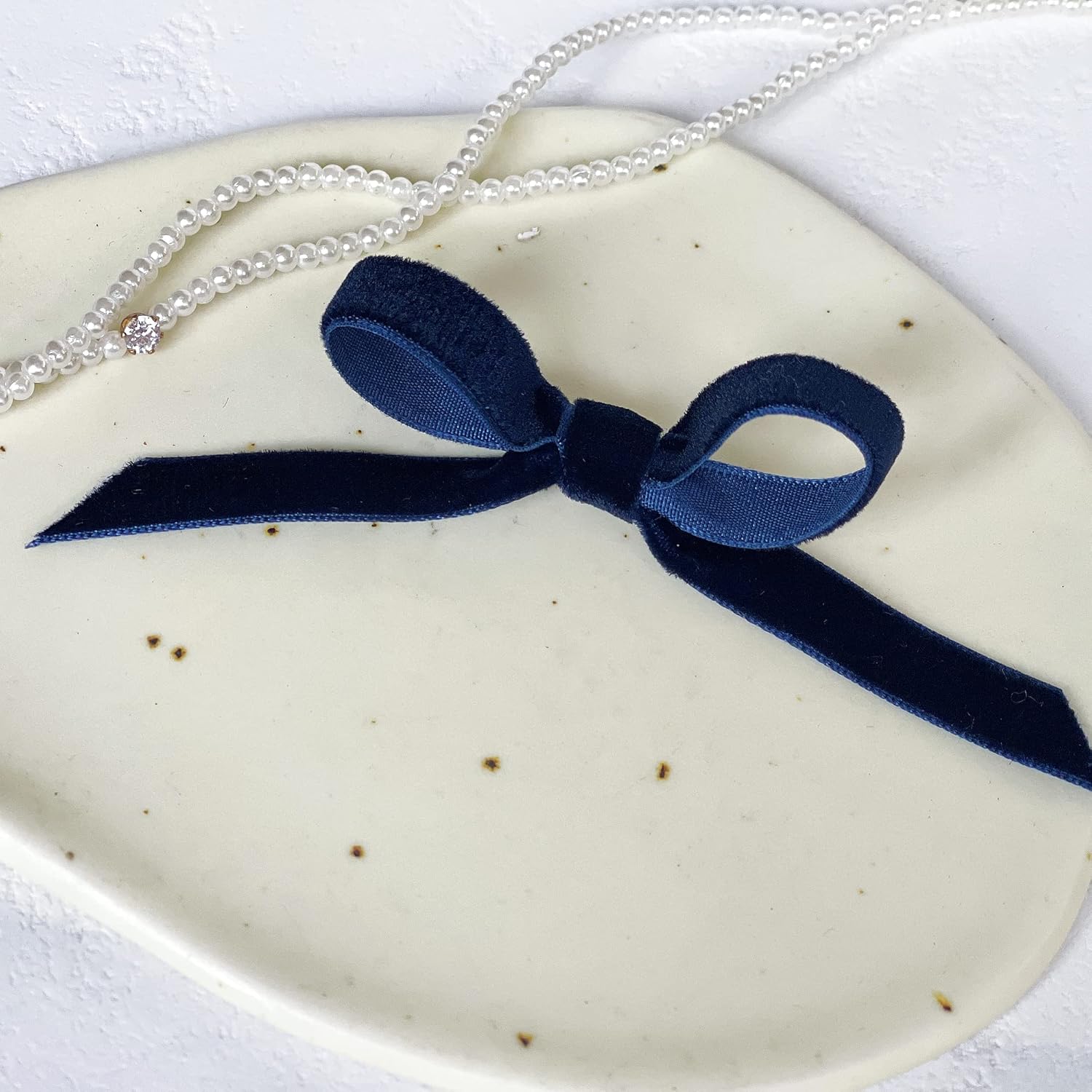 Vintage Navy Blue Velvet Ribbon, 3/8 Inch X 25Yd - Crafty Corner