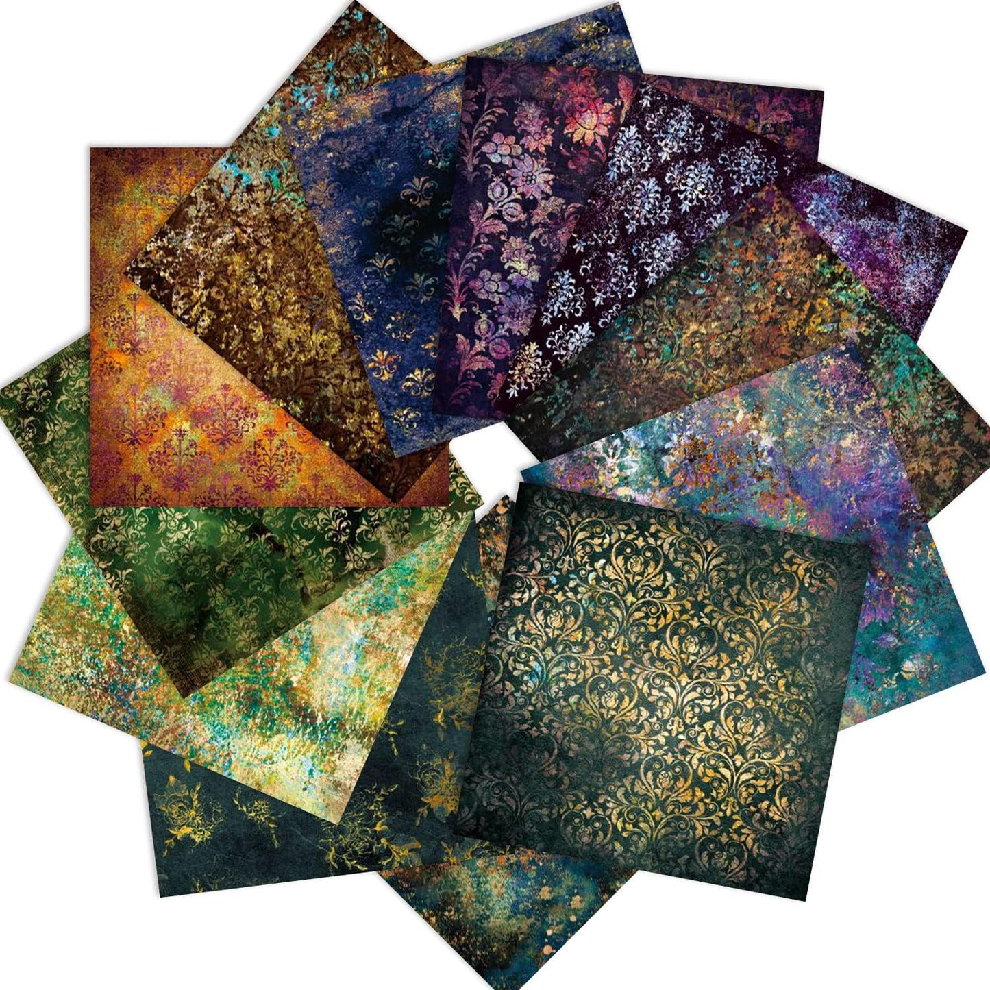 Aesthetic Scrapbook Paper Pad Vintage Patterned Paper 6×6,24 Sheets Single-Sided Boho Scrapbooking CardStock Papers Pad for Holiday Cardmaking DIY Origami Journaling. - Crafty Corner
