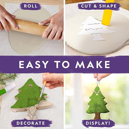 NATIONAL GEOGRAPHIC Modeling Clay Arts & Crafts Kit - Air Dry Clay for Kids Craft Kit with 2 lb. Clay, Sculpting Tool, Paints & More, Make Your Own Clay Creations, Ornaments, and Other Air Dry Pottery