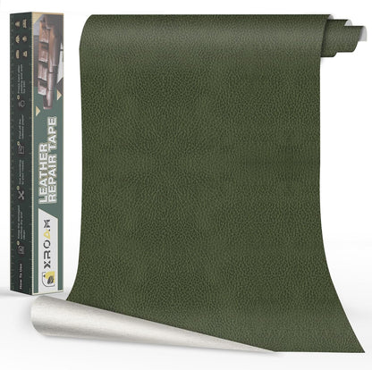 Leather Repair Tape, 16x79 inch Leather Patches for Furniture, Self Adhesive Leather Repair Patch for Sofas, Couches, Leather Covers, Seats, Chairs, Vinyl Repair Tape Retro Green