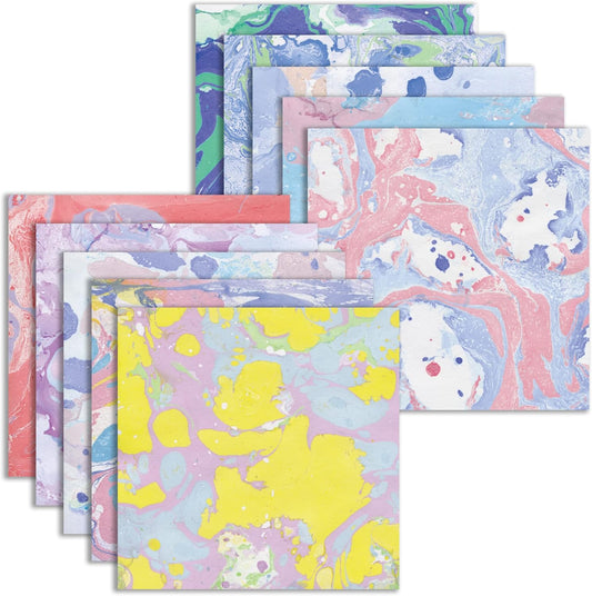 Origami Paper Kit 50 Sheets 6 Inch Square Double Sided Color 10 Vivid Japanese Washi Colors for Hand Crafts Origami Paper Arts Creativity.Watercolor Texture - Crafty Corner