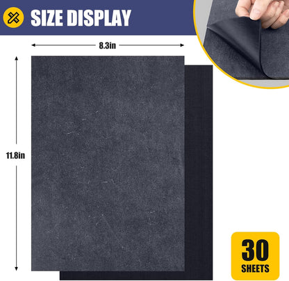 Carbon Paper for Tracing Transfer-Paper Pad, 30 Pcs Black Graphite Copy Paper for Tracing Drawing Patterns on Wood Projects Canvas Fabric Lettering Sketching Art Supplies, A4 8.3 X 11.8 Inch