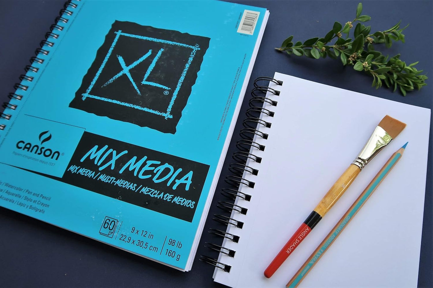 Canson XL Series Mixed Media Pad, Side Wire, 9x12 inches, 60 Sheets – Heavyweight Art Paper for Watercolor, Gouache, Marker, Painting, Drawing, Sketching - Crafty Corner