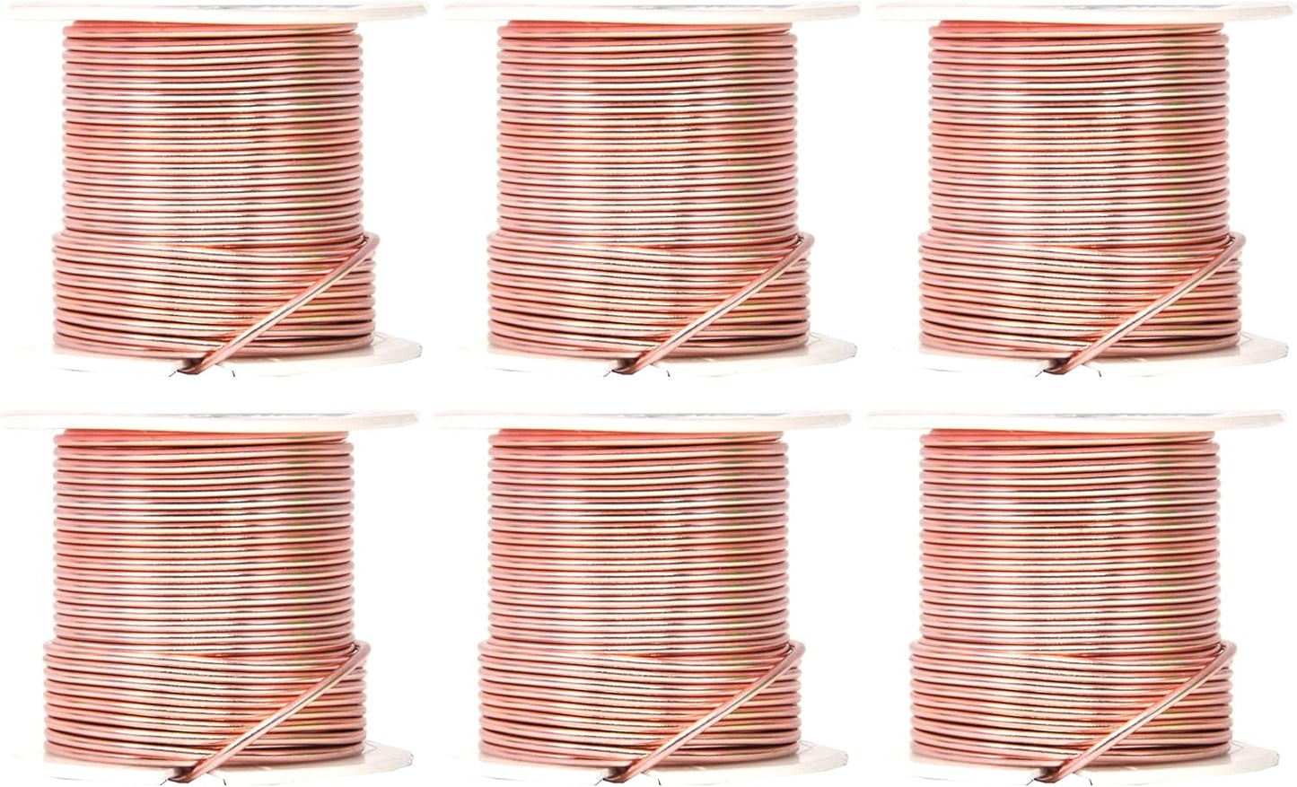 Mandala Crafts 14 Gauge Anodized Aluminum Craft Wire for Jewelry Making – 330 FT Colored Flexible Rose Gold Combo Wire - Bendable for Bonsai Armature Crafting Sculpting - Crafty Corner