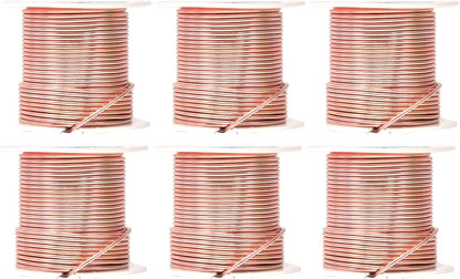 Mandala Crafts 14 Gauge Anodized Aluminum Craft Wire for Jewelry Making – 330 FT Colored Flexible Rose Gold Combo Wire - Bendable for Bonsai Armature Crafting Sculpting - Crafty Corner
