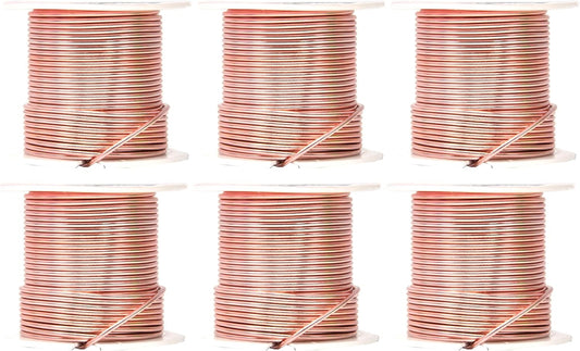 Mandala Crafts 14 Gauge Anodized Aluminum Craft Wire for Jewelry Making – 330 FT Colored Flexible Rose Gold Combo Wire - Bendable for Bonsai Armature Crafting Sculpting - Crafty Corner