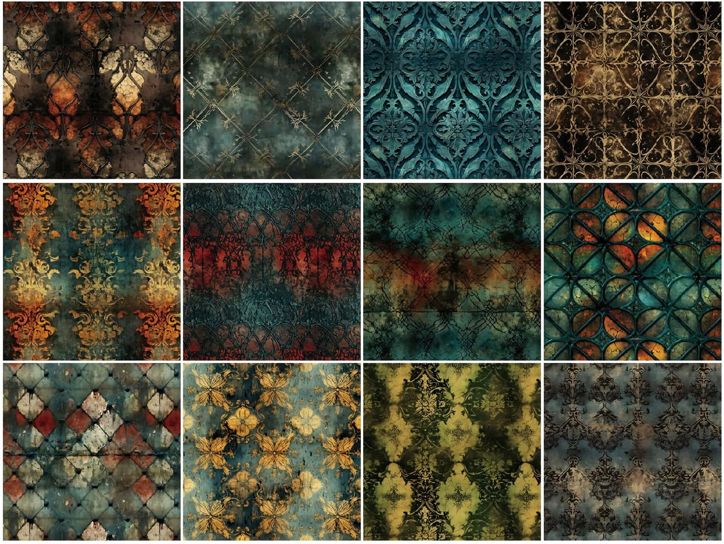 Vintage Window Scrapbook Paper Pad Color Boho Patterned Paper 6×6,24 Sheets Single-Sided Scrapbooking CardStock Papers Pad for Holiday Cardmaking DIY Origami Journaling. - Crafty Corner