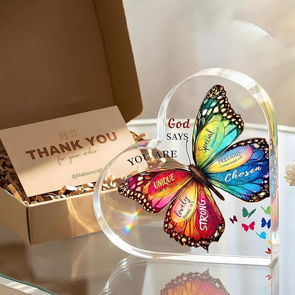 Mothers day Mom Gifts - Christian Gifts for Women Birthday, Butterfly Gifts for Womenn, Friends, Mom, Sister, Girl, Coworker, spiritual gifts, Religious Gift for Women Girls