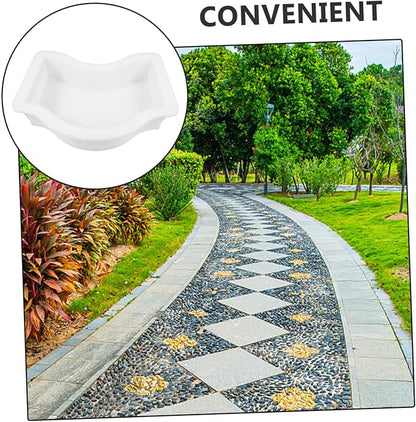 KESYOO Concrete Stepping Stone Mold Garden Paver Molds for Diy Pathway Cement Paving Kit Brick for Outdoor