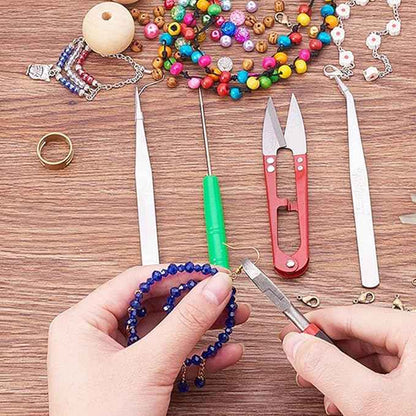 Jewelry Making Supplies Kits DIY Set, Complete Accessories with Tools and Materials, Ideal for Beginners and Professionals, Creative Handmade Jewelry Projects