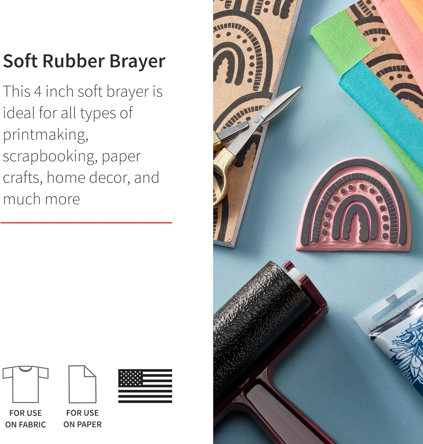 Speedball Art Products Company 004117 004117 Soft Rubber Brayer