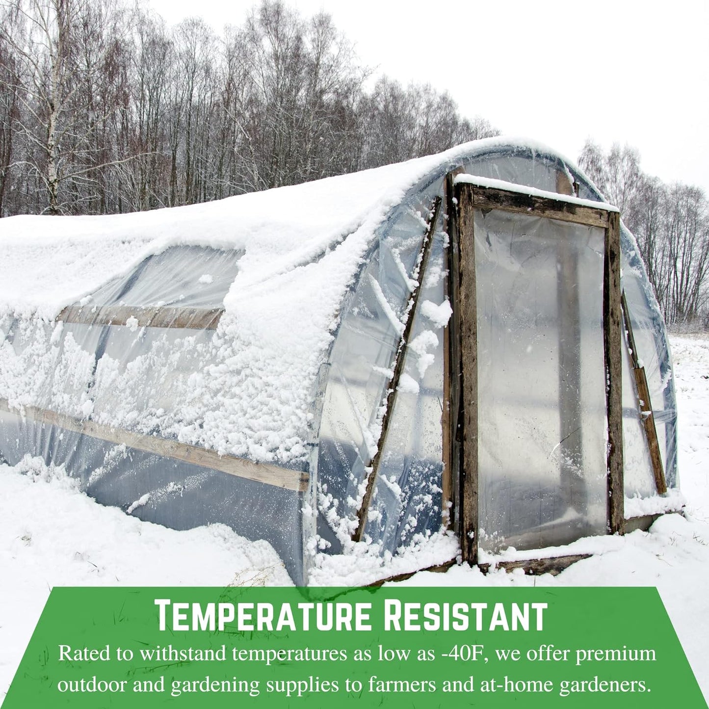 Farm Plastic Supply - Clear Vinyl Sheeting - 15 Mil - (4'6" x 150') - Vinyl Plastic Sheeting, Clear Vinyl Sheet for Storm Windows, Covering, Protection, Tablecloth Protector