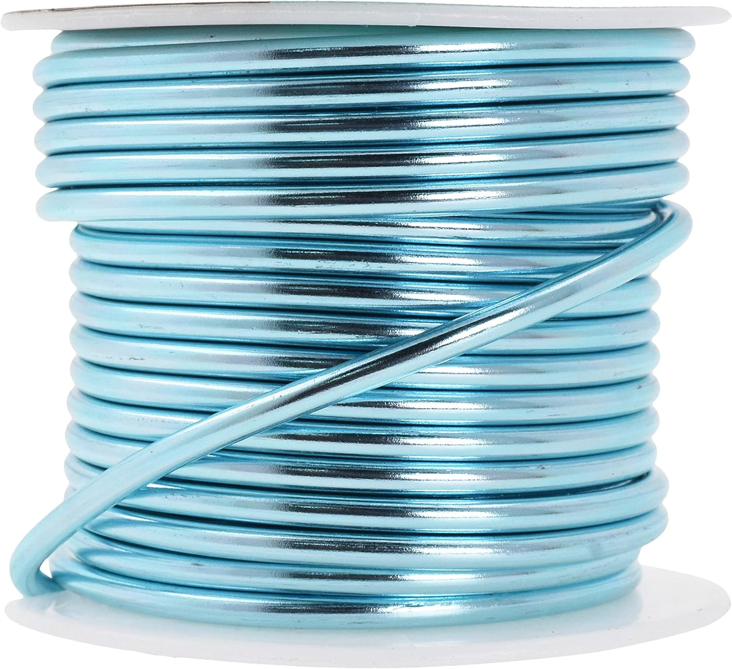 Mandala Crafts 10 Gauge Anodized Aluminum Craft Wire for Jewelry Making - 32 FT Colored Flexible Turquoise Wire - Bendable for Bonsai Armature Crafting Sculpting - Crafty Corner