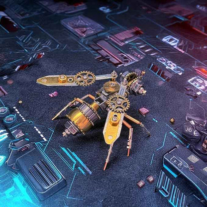 Mechanical Bee Model Insect 3D Steampunk Metal Puzzle Kits,Arts and Crafts Making Metal Building Kit,DIY Projects Building,Cool Birthday Gift,(Mechanical Bee A)
