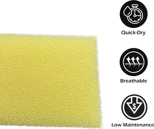 FoamRush 11" x 24" x 24" Water-Resistant Dry Fast Outdoor Upholstery Foam Sheet for Outdoor & Marine Furniture (Chair Cushion Foam for Patio Furniture, Boat Seat Cushion Replacement) - Crafty Corner