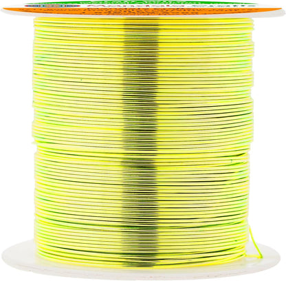 Mandala Crafts 22 Gauge Anodized Aluminum Craft Wire for Jewelry Making - 100 FT Colored Flexible Yellow Green Wire - Bendable for Bonsai Armature Crafting Sculpting - Crafty Corner