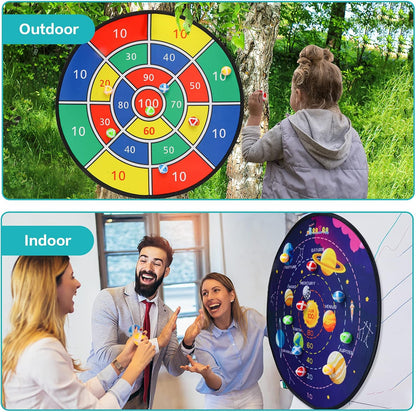 BooTaa 29" Large Dart Board for Kids, Kids Dart Board with Sticky Balls, Boys Toys, Indoor/Sport Outdoor Fun Party Play Game Toys, Birthday Gifts for 3 4 5 6 7 8 9 10 11 12 Year Old Boys Girls
