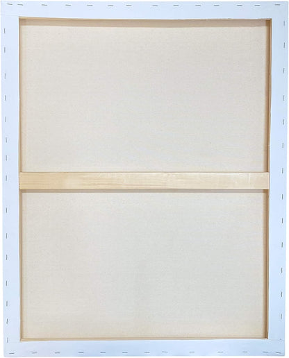 milo Stretched Artist Canvas | 24x30 inches | 4 Pack | 1.5” inch Thick Gallery Profile | 11 oz Primed Large Canvases for Painting, Ready to Paint Art Supplies for Acrylic, Oil