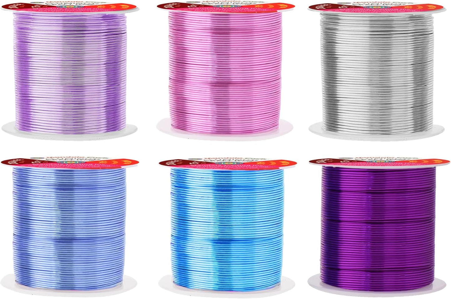 Mandala Crafts 20 Gauge Anodized Aluminum Craft Wire for Jewelry Making - 450 FT Colored Flexible Silver Lavender Purple Pink Ice Blue Turquoise Wire - Bendable for Bonsai Armature Crafting Sculpting - Crafty Corner