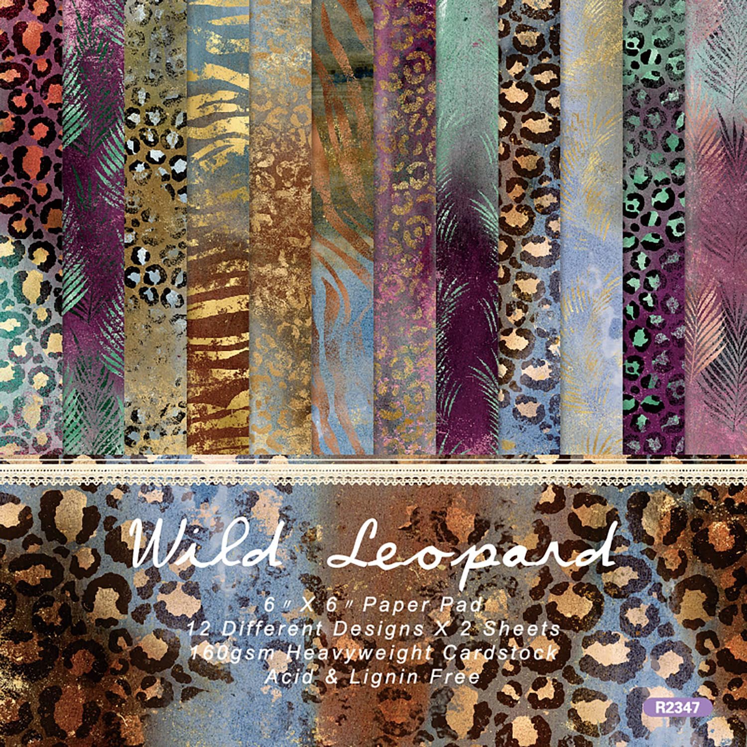 YASMEN 6"x6" Scrapbook Paper Pad - 24 Sheets of Patterned Cardstock for Card Making, Scrapbooking, Junk Journal, DIY Gift Cards - Single-Sided Decopodge Decorative Craft Paper - Crafty Corner