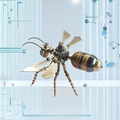 3D Steampunk Metal Puzzle, Mechanical Flying Ants Insects Model Building Kits, Arts & Crafts DIY Projects Hobby Kit,Funny Ideas for Birthday (Flying Ants)