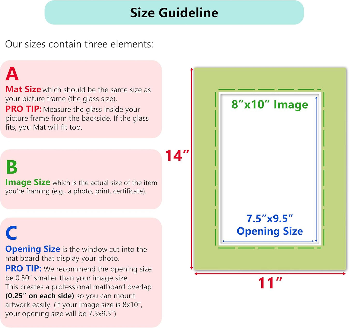 Poster Master Desert Rose Matboard – 4-Ply Acid-Free Picture Mat Board with 45° Beveled Cut, Made in USA, Custom Cut to Any Size, 1/16" Thickness for Framing & Displays