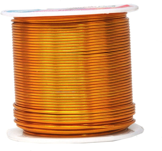 Mandala Crafts 18 Gauge Anodized Aluminum Craft Wire for Jewelry Making - 450 FT Colored Flexible Silver Black Gold Purple Red Kelly Green Wire - Bendable for Bonsai Armature Crafting Sculpting - Crafty Corner