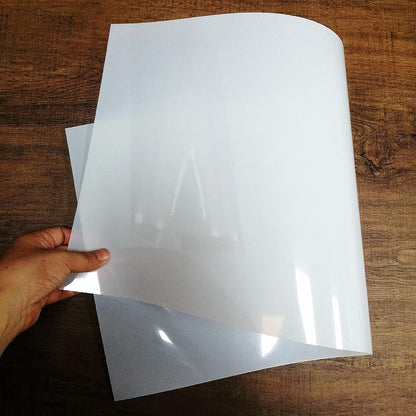 BANLTRE Mylar Craft Stencil Sheet, 12×24" Blank Template Acetate for Cutting Designs,Paper Tube Packaging (7.5 mil,8 Sheets)