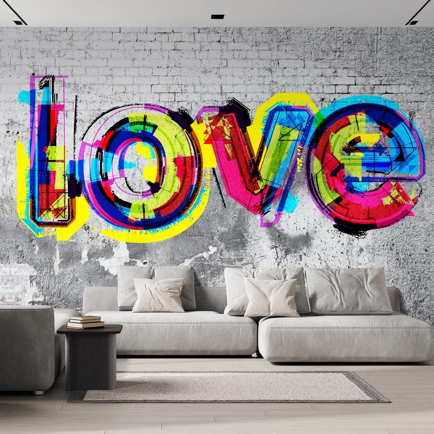wall26 Colorful Graffiti Large Wall Mural, Removable Peel and Stick Wallpaper, Home Decor - 96x144 inches