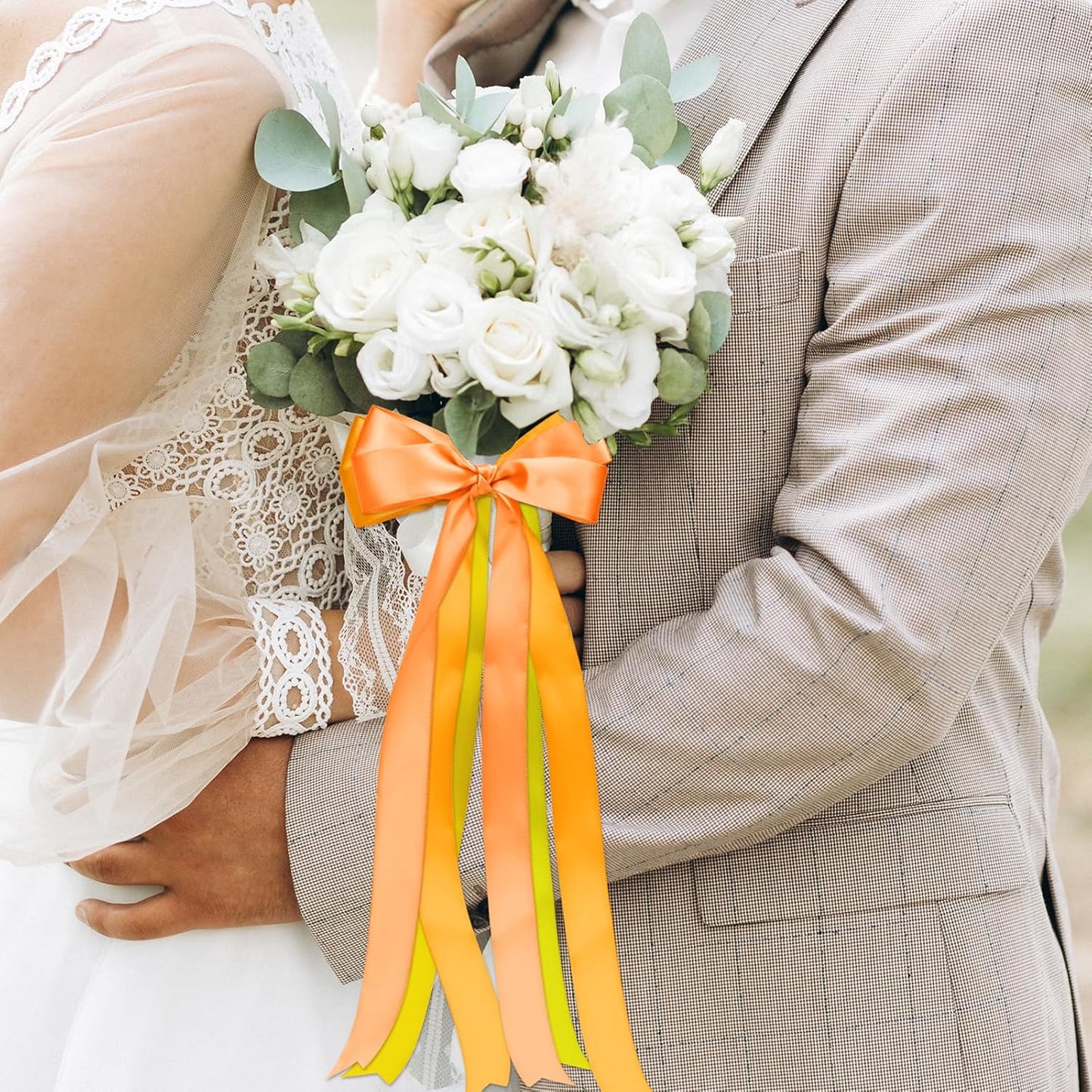 1-1/2 Inch Orange Satin Ribbons for Crafts, 6 Rolls Single-Faced Orange Assorted Ribbons for Gift Wrapping Flower Bouquet Wedding Invitations Bridal Shower Hair Bows Garland Party Decor - Crafty Corner