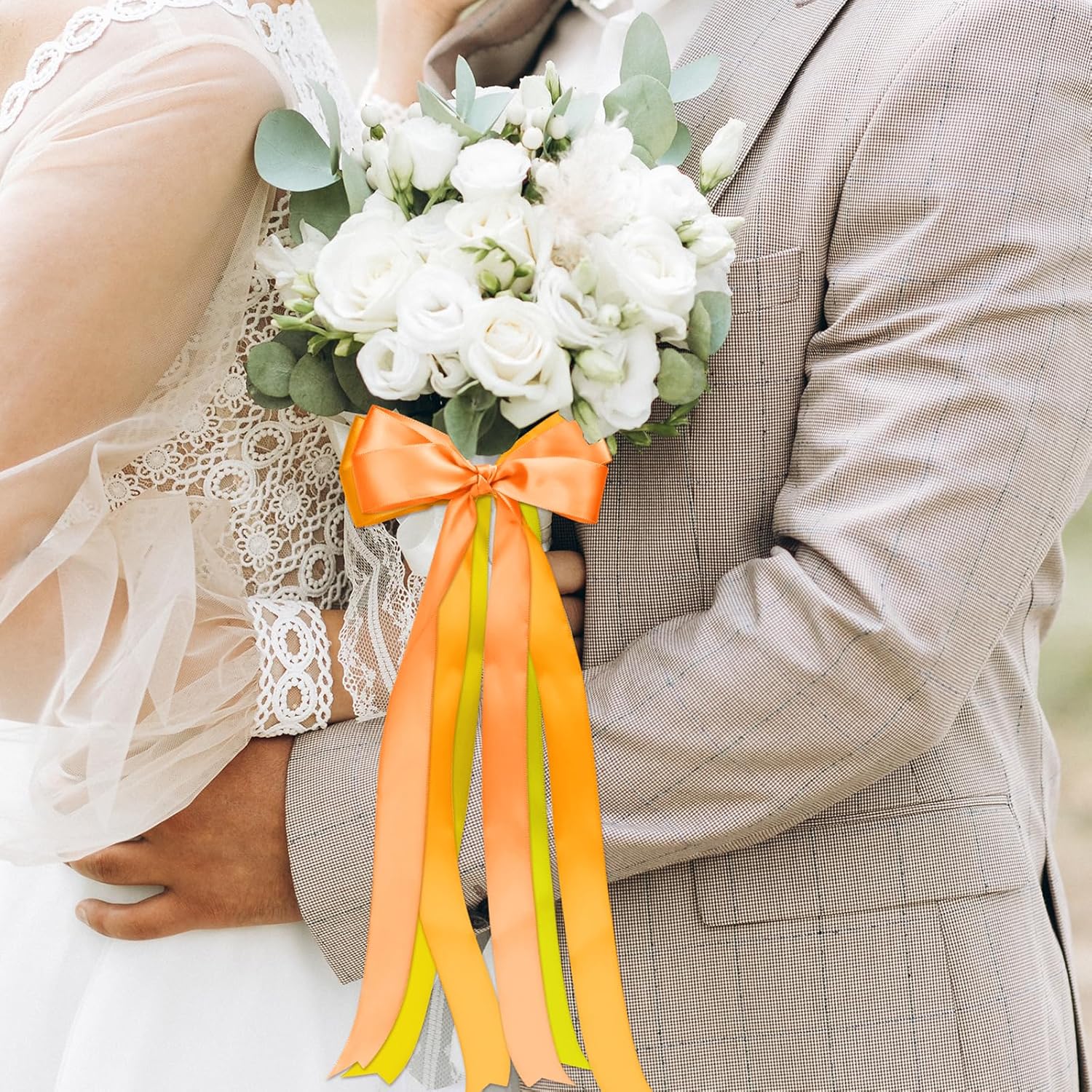 1-1/2 Inch Orange Satin Ribbons for Crafts, 6 Rolls Single-Faced Orange Assorted Ribbons for Gift Wrapping Flower Bouquet Wedding Invitations Bridal Shower Hair Bows Garland Party Decor - Crafty Corner