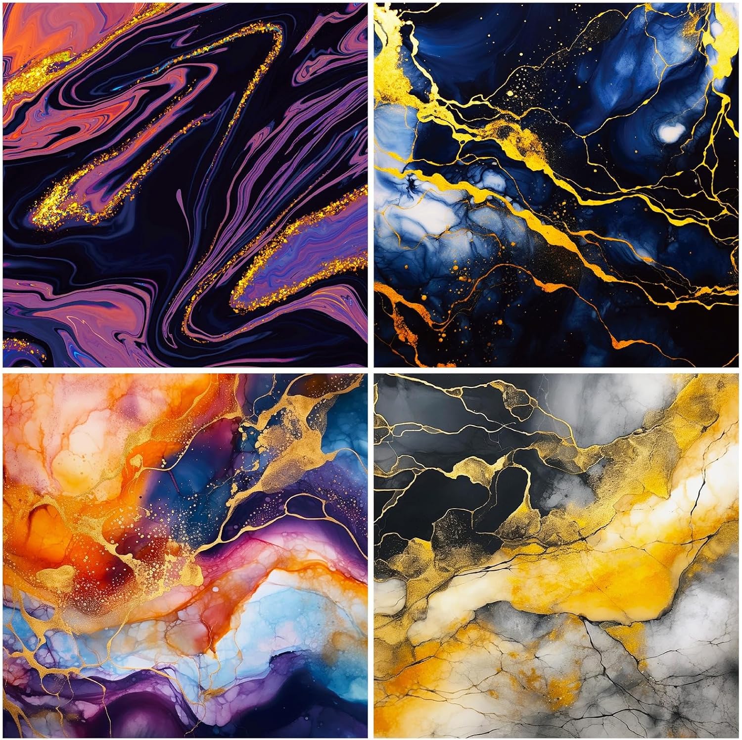 Marbled Scrapbook Paper Pad Color Marbled Patterned Paper 6×6,24 Sheets Single-Sided Scrapbooking CardStock Papers Pad for Holiday Cardmaking DIY Origami Journaling. - Crafty Corner