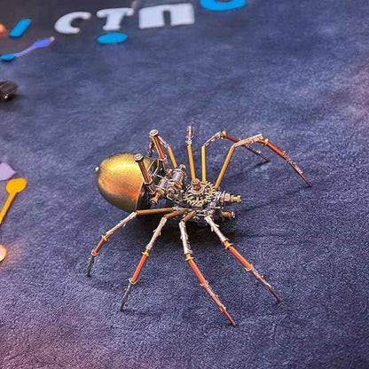 3D Puzzle Metal Model Kits Spider DIY Projects Hobby Kit,Arts & Crafts Making Metal Building Christmas Birthday Gifts (Mechanical Spider E)