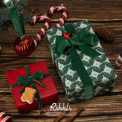 Ribbli Polyester Forest Green Velvet Ribbon,1 Inches,10-Yard Spool,Use for Choker,Gift Wrapping,Floral Bouquets, Boutonnieres - Crafty Corner