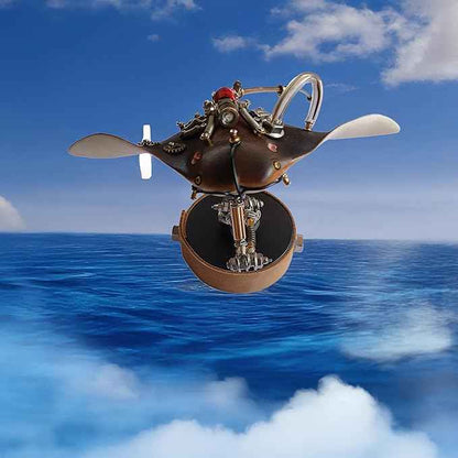 Mechanical Manta Ray 3D Metal Model,DIY Projects Building Kit, Arts & Crafts Adult Hobby Kits for Men,Cool for Birthday(Stingray)
