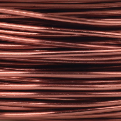 The Beadsmith Wire Elements Craft Wire – Tarnish Resistant, Soft Temper, Round, Antique Copper Color – 0.64mm, 22 Gauge, 15 Yard Spool – Jewelry Making, Wire Wrapping, Floral, & Other DIY Crafts