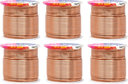 Mandala Crafts 16 Gauge Anodized Aluminum Craft Wire for Jewelry Making – 390 FT Colored Flexible Rose Gold Combo Wire - Bendable for Bonsai Armature Crafting Sculpting - Crafty Corner