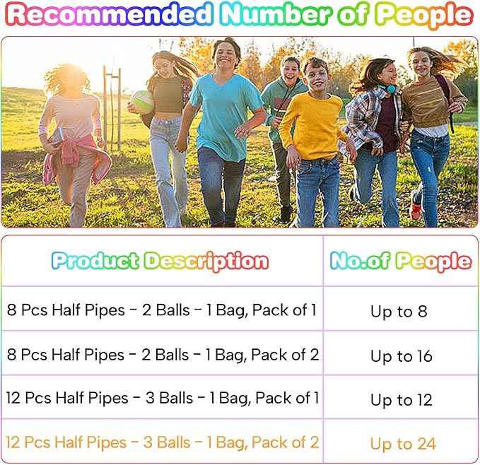Team Building Games Activities, Pipeline Kit Group Games, Ice Breaker, Teamwork Games, Field Day Outdoor Youth Sports