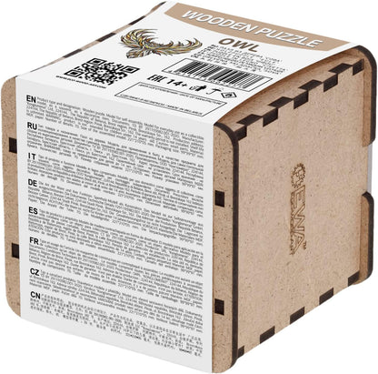 EWA Home Décor – Owl Small 70 Pieces – Wooden Jigsaw Puzzle for Adults – Perfect for Artistic Home Decoration and Mindful Relaxation