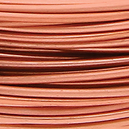 The Beadsmith Wire Elements Craft Wire – Tarnish Resistant, Soft Temper, Round, Copper Color – 0.32mm, 28 Gauge, 40 Yard Spool – Jewelry Making, Wire Wrapping, Floral, & Other DIY Crafts