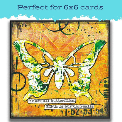 Gel Press Monoprinting Print Plate - 6” X 6” Gel Plate - Printmaking Supplies - Reusable Gel Printing Plate for Press Art for Card Making, Scrapbooking, Journaling, Arts and Crafts, Home Decor