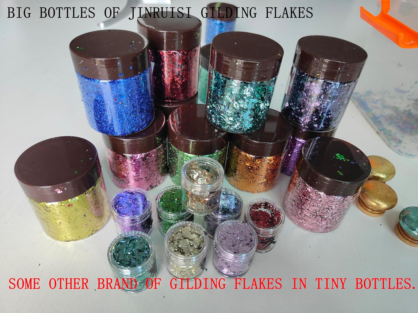 Gilding Flakes,Gold Foil Flakes for Resin,Blue Red Purple Pink Metallic Foil Flakes for Resin Jewelry Making,Nails,Painting Art,Crafts and Slime (Dark Purple)