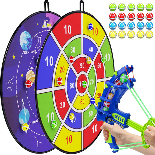 BooTaa 29" Large Dart Board for Kids, Kids Dart Board with Sticky Balls, Boys Toys, Indoor/Sport Outdoor Fun Party Play Game Toys, Birthday Gifts for 3 4 5 6 7 8 9 10 11 12 Year Old Boys Girls