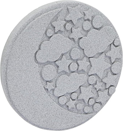 Bright Creations Stepping Stones Outdoor Paint-Your-Own Moon & Stars Kit - 10-Inch, Multicolor, 11-Piece - with Acrylic Paint & Brushes - Garden Stone Craft Kit