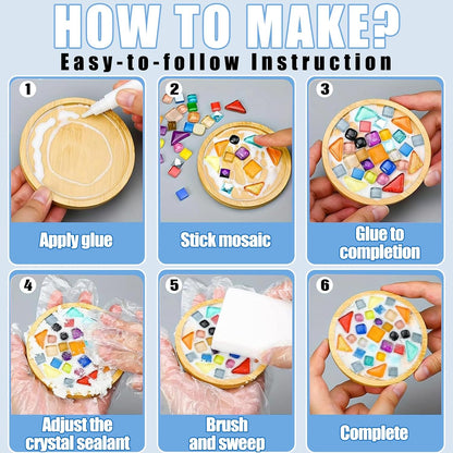 Mosaic Crystal Grout – Ultimate Grouting Solution & DIY Craft Essential for Mosaic Tile Projects, Handmade Art, & Home Decor (4.5oz)