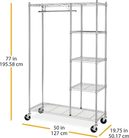 Whitmor Modern Industrial Wardrobe