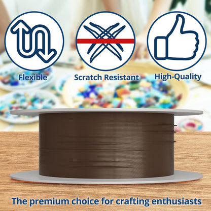 Soft Flex 49 Strand Beading Wire - Heavy 0.24 Diameter - 10 Feet Nylon Design Wire - Crafty Corner