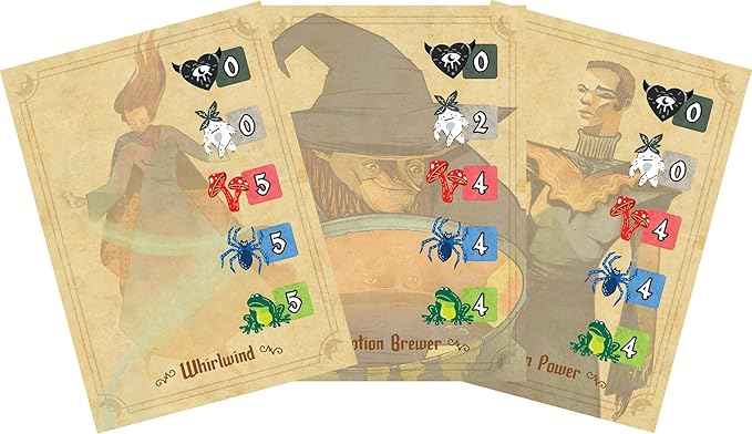 AEG Whirling Witchcraft | Use Recipes, Generate Magical Ingredients & Overflow Opponent's Cauldron | Halloween Board Game | 2-5 Players | Ages 10+